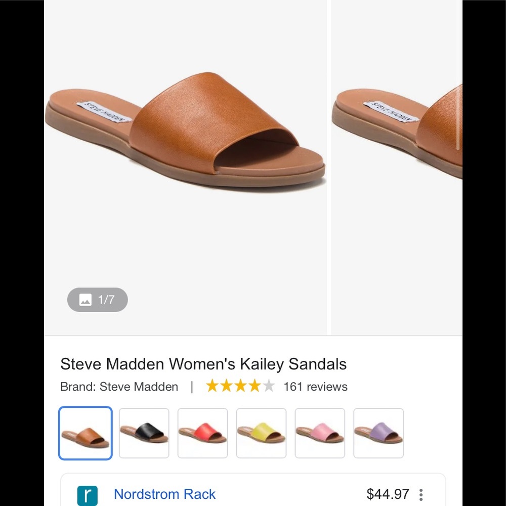 Steve Madden Kailey Sandal- size 5.5